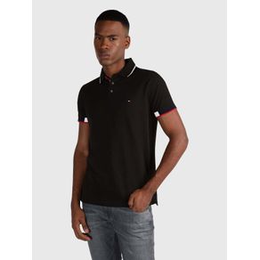 

Polo De Corte Slim Y Mangas Color Block Tommy Hilfiger De Hombre Talla: XS