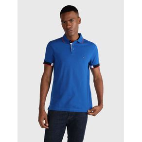 

Polo De Corte Slim Y Mangas Color Block Tommy Hilfiger De Hombre Talla: L