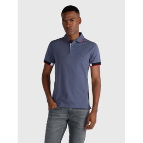 

Polo De Corte Slim Y Mangas Color Block Tommy Hilfiger De Hombre Talla: M