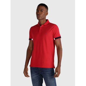 

Polo De Corte Slim Y Mangas Color Block Tommy Hilfiger De Hombre Talla: L