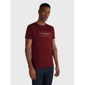 

Playera De Corte Slim Con Logo Enmarcado De Hombre Talla: L