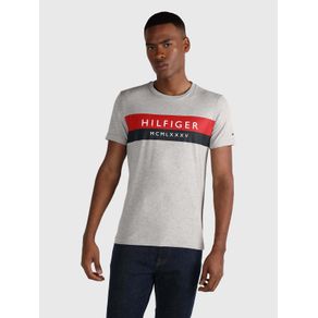 

Playera De Corte Slim Con Diseño Color Block De Hombre Talla: L