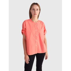 

Camisa De Algodón Orgánico Con Corte Amplio De Mujer Talla: 32