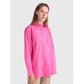 

Camisa Oversize De Algodón Orgánico Tommy Hilfiger De Mujer Talla: 32