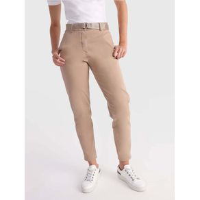

PANTALÓN DE CORTE CÓNICO CON CINTURÓN TOMMY HILFIGER DE MUJER Talla: 32