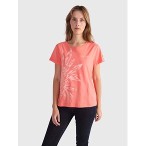 

Playera Con Estampado De Piñas De Mujer Talla: M