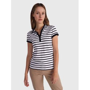 

Polo De Corte Slim Con Cuello Ribeteado Tommy Hilfiger De Mujer Talla: XS