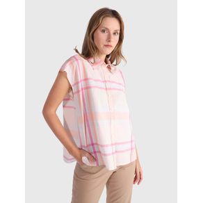 

Camisa De Cuadros Madrás Con Corte Amplio Tommy Hilfiger De Mujer Talla: 32