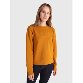 

Sudadera De Algodón Orgánico Bordada De Mujer Talla: S