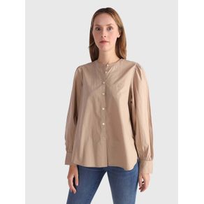 

Blusa De Algodón Orgánico Con Corte Regular De Mujer Talla: 32