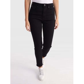 

Jeans Negros Ajustados De Talle Alto De Mujer Talla: 25