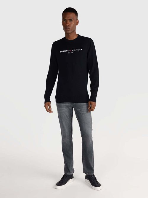 SUETER-DE-CUELLO-REDONDO-CON-LOGO-TOMMY-HILFIGER-DE-HOMBRE