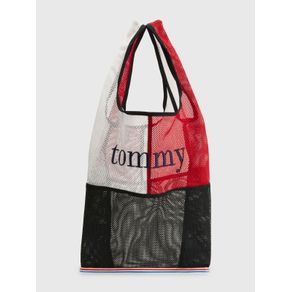 

Bolso Tote Color Block De Malla Unisex Talla: ÚNICA