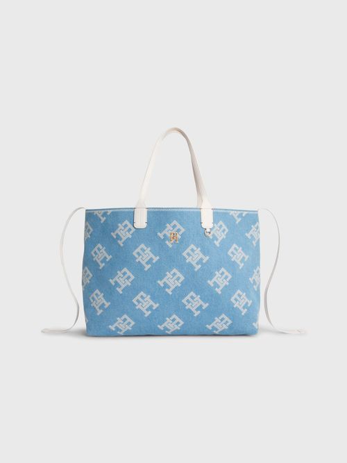 BOLSO-TOTE-ICONIC-VAQUERO-CON-MONOGRAMAS-TH-TOMMY-HILFIGER-DE-MUJER
