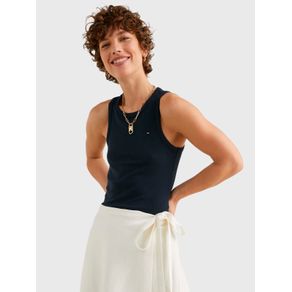 

Playera De Punto Elástico Sin Mangas De Mujer Talla: L