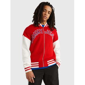 

Cazadora Bomber Universitaria Oversize De Hombre Talla: L