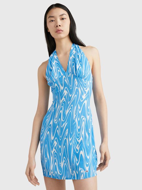 VESTIDO-DE-CUELLO-HALTER-CON-ONDAS-TOMMY-JEANS-DE-MUJER
