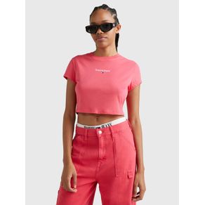 

Playera Essential De Corte Cropped Con Logo De Mujer Talla: L