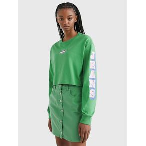 

Playera Cropped De Manga Larga De Mujer Talla: L
