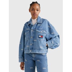 

Chamarra Vaquera Reciclada De Corte Oversize De Mujer Talla: L
