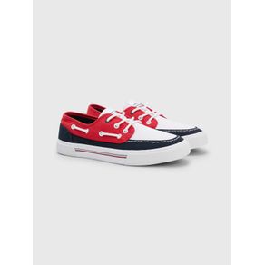 

Náuticos De Lona Con Cinta Distintiva De Hombre Talla: 27.5