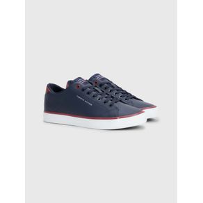 

Tenis De Piel Con Detalles A Contraste De Hombre Talla: 26