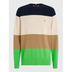 

Suéter De Cuello Redondo Con Color Block De Hombre Talla: L