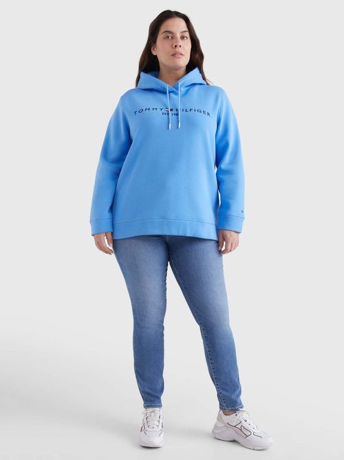 SUDADERA-CURVE-ESSENTIALS-CON-GORRA-Y-LOGO-TOMMY-HILFIGER-DE-MUJER