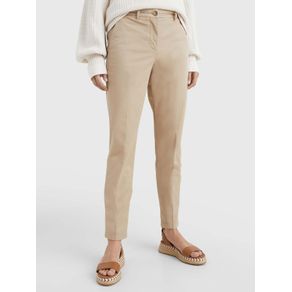 

Pantalón Chino De Sarga Con Corte Slim De Mujer Talla: 36