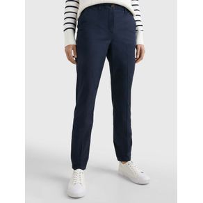 

Pantalón Chino De Sarga Con Corte Slim De Mujer Talla: 34