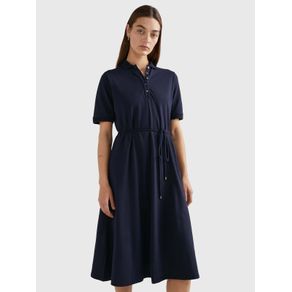 

Vestido Tipo Polo De Media Manga Con Encaje De Mujer Talla: L
