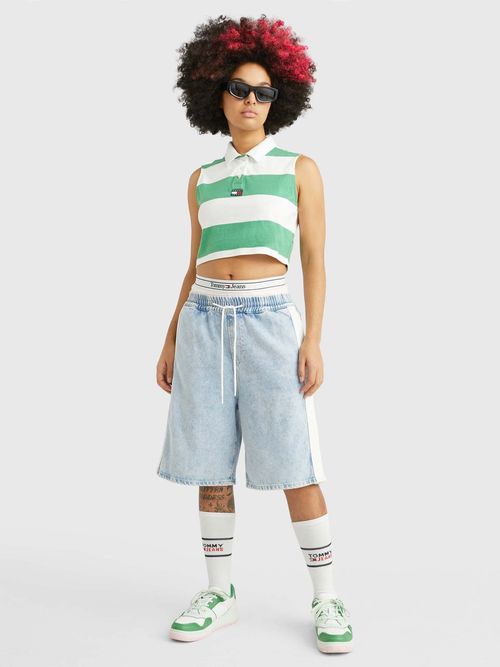POLO-DE-RAYAS-Y-CORTE-CROPPED-SIN-MANGAS-TOMMY-JEANS-DE-MUJER