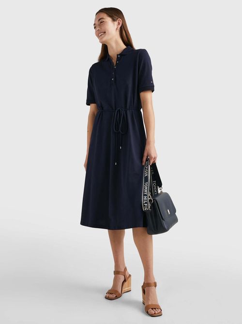 VESTIDO-TIPO-POLO-DE-MEDIA-MANGA-CON-ENCAJE-TOMMY-HILFIGER-DE-MUJER