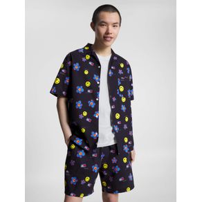 

Camisa De Flores Y Manga Corta Tommy Jeans X Smiley® De Hombre Talla: L