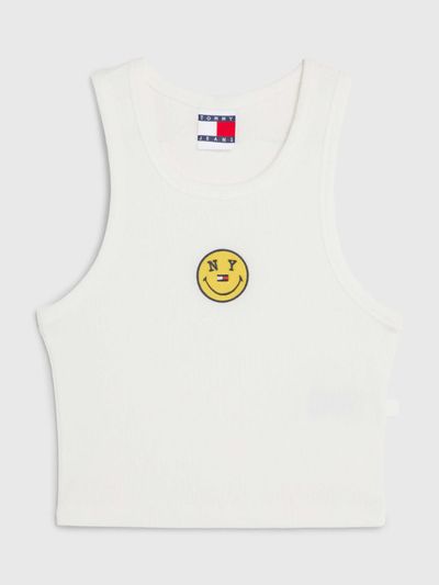 PLAYERA-CROPPED-SIN-MANGAS-TOMMY-JEANS-X-SMILEY®-DE-MUJER-Tommy-Hilfiger