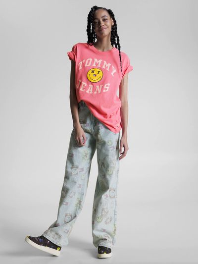 PLAYERA-OVERSIZE-CON-LOGO-TOMMY-JEANS-X-SMILEY®-DE-MUJER-Tommy-Hilfiger