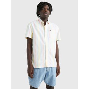 

Camisa Clásica De Manga Corta Y Rayas Mixtas De Hombre Talla: S