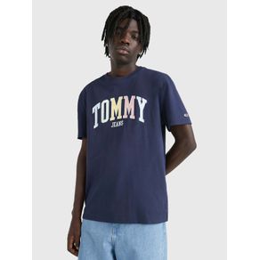 

Playera Clásica Con Logo Universitario Tommy Jeans De Hombre Talla: M