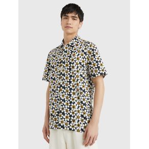 

Camisa Floral De Manga Corta De Hombre Talla: L