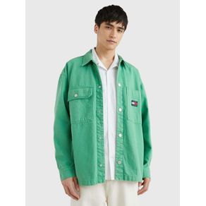 

Chamarra Vaquera Estilo Camisa Con Parche De Hombre Talla: L