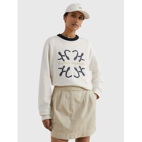 

Sudadera Modern Con Logo De Cuerda De Mujer Talla: M