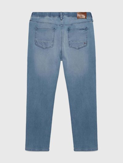 Jeans Adaptive Slim Con Franja Distintiva En Bolsillo Tommy Hombre Tommy Hilfiger - Tienda en Línea