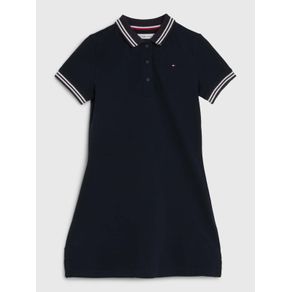 

Vestido Essential Tipo Polo Con Ribetes De Niña Talla: 8