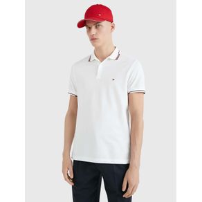 

Polo De Corte Regular Con Cuello Ribeteado De Hombre Talla: L