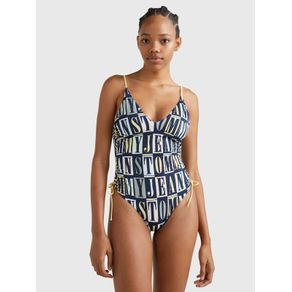 

Traje De Baño Estampado De Escote Pronunciado De Mujer Talla: L