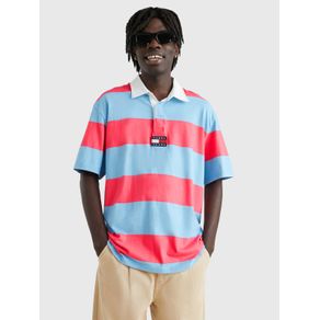 

Polo De Rugby De Rayas Con Corte Oversize De Hombre Talla: L