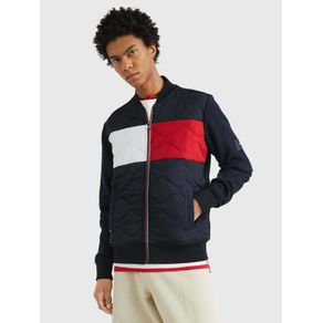 

Chamarra Bomber Acolchada Color Block De Hombre Talla: XS