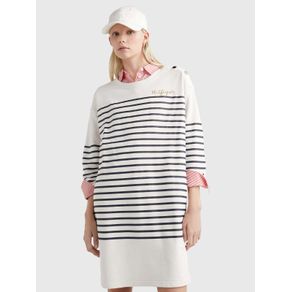 

Vestido De Rayas De Corte Amplio De Mujer Talla: L
