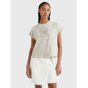 

Playera Bordada De Corte Amplio De Mujer Talla: L