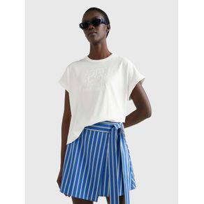 

Playera Bordada De Corte Amplio De Mujer Talla: L
